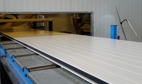 Production Panneaux Sandwich Produktion Sandwichpaneele 40mm